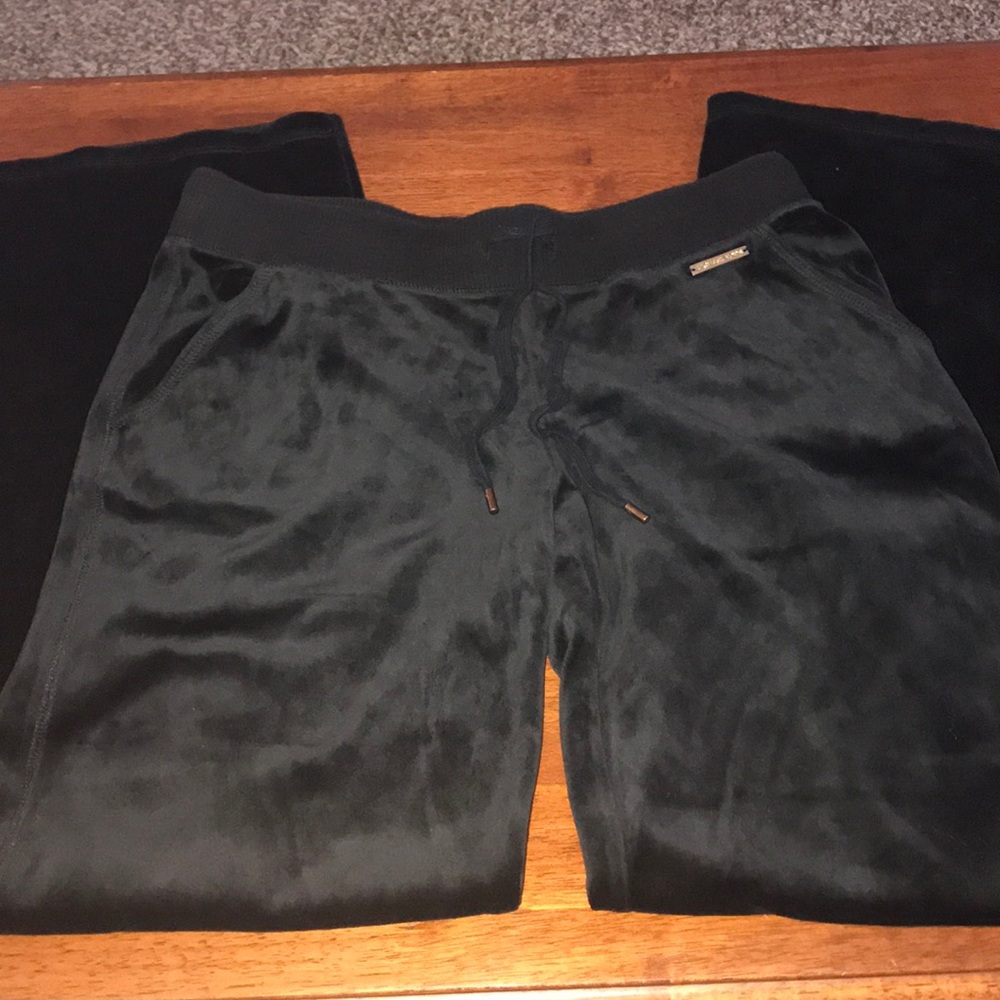 Black Michael Kors velour pants